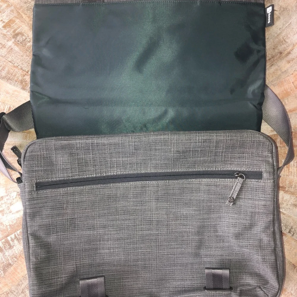 Mamba Courier Laptop Carrier Bag Grey Booq Messenger Mens Work Bag Luggage